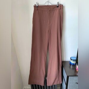 Terracotta orange wide leg Windsor trousers, size S